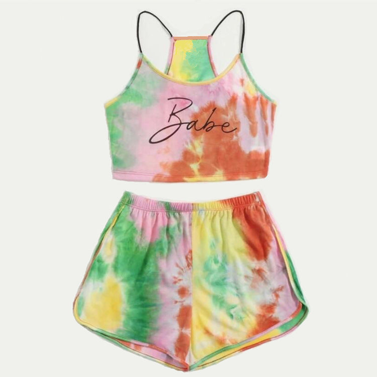 Tie-dye home clothes