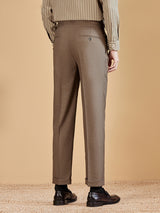 Ironing-free Adjustable High-waisted Trousers Men