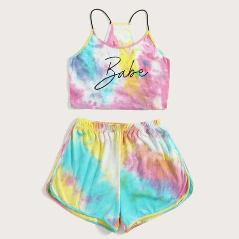 Tie-dye home clothes