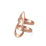 Men's And Women's Stainless Steel Arrow Shaped Rings