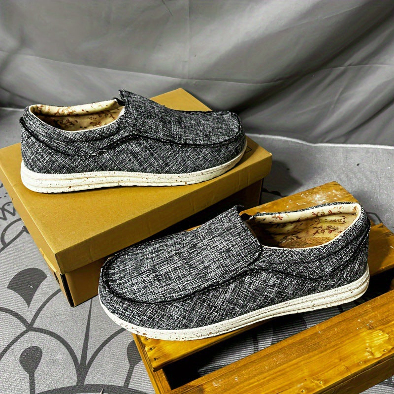 Summer Breathable Canvas Shoes For Men