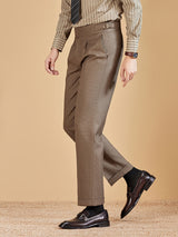 Ironing-free Adjustable High-waisted Trousers Men