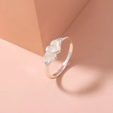 Lovers Hearts Glow-in-the-dark Rings