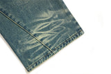 Multi-pocket Denim Straight Loose Trousers Men